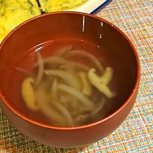 椎茸と玉ねぎのスープ